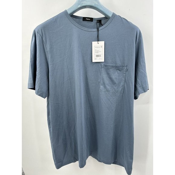 Theory Precise Tee Dark Harbor Blue Foundation Size 2XL NWT (T-1) - Picture 1 of 8